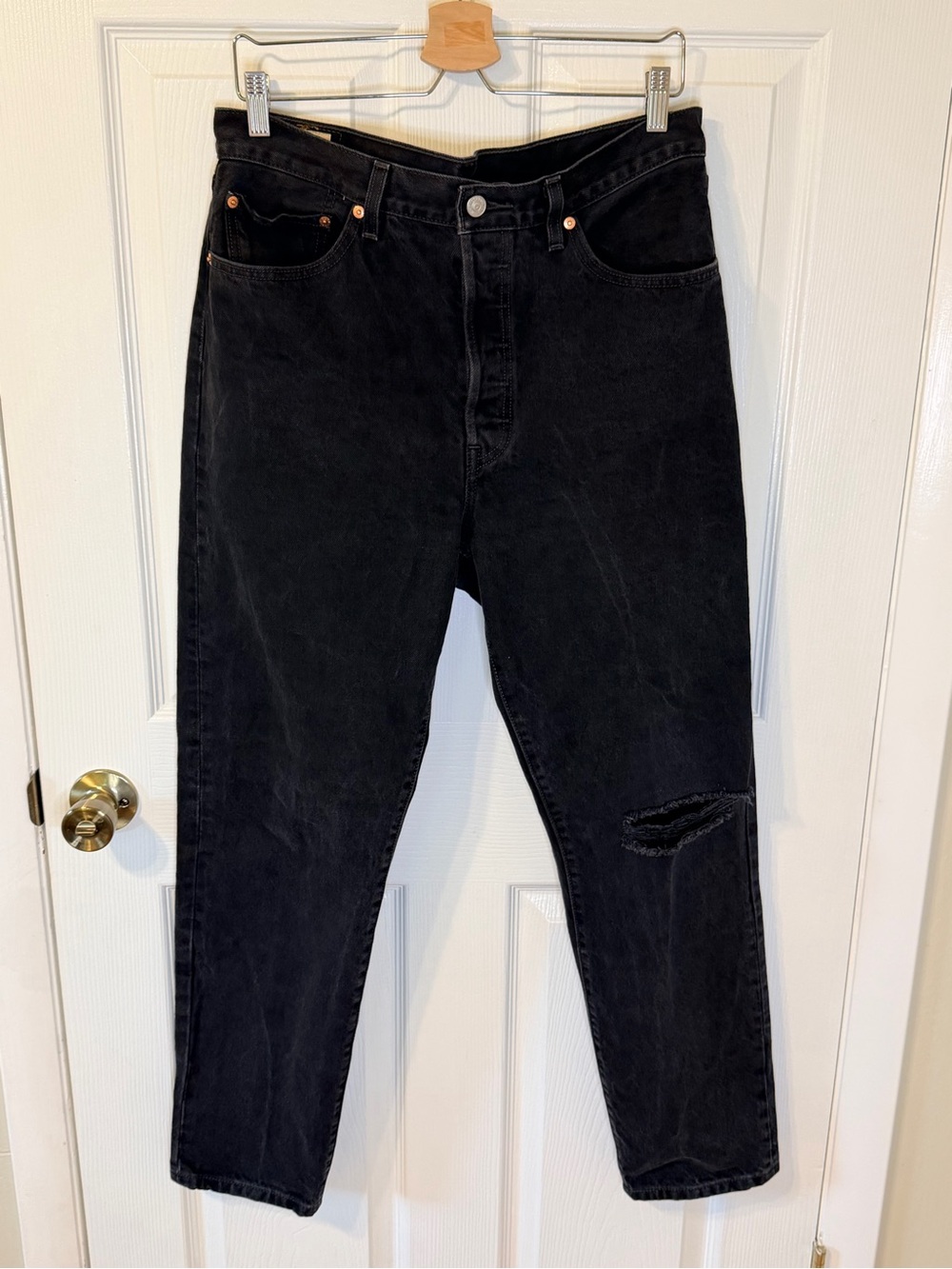 Levi’s Premium Women’s 501 '81 High-Rise Jeans Washed Black Color 32x31